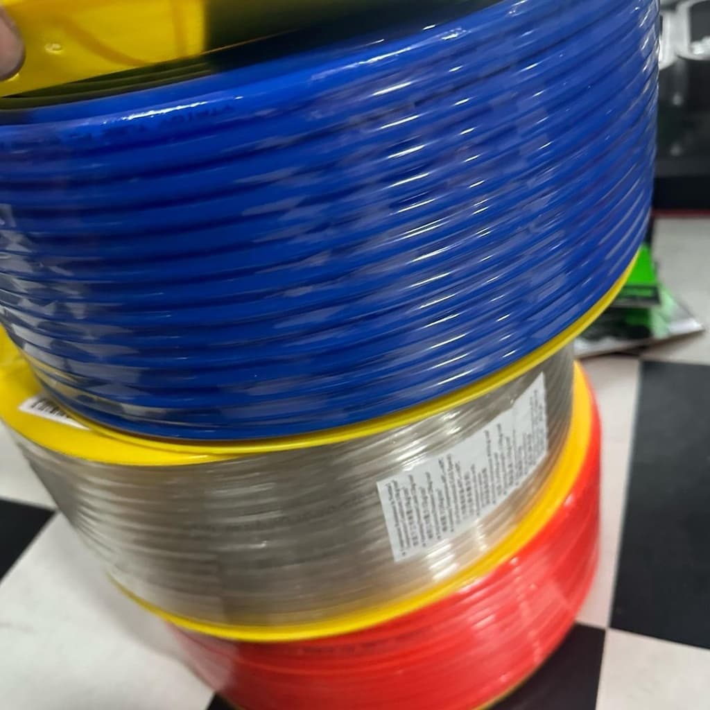 สายระบาย สายแรงดัน ราต่อเมตร มี6สี ความโตใน5นอก8มิล