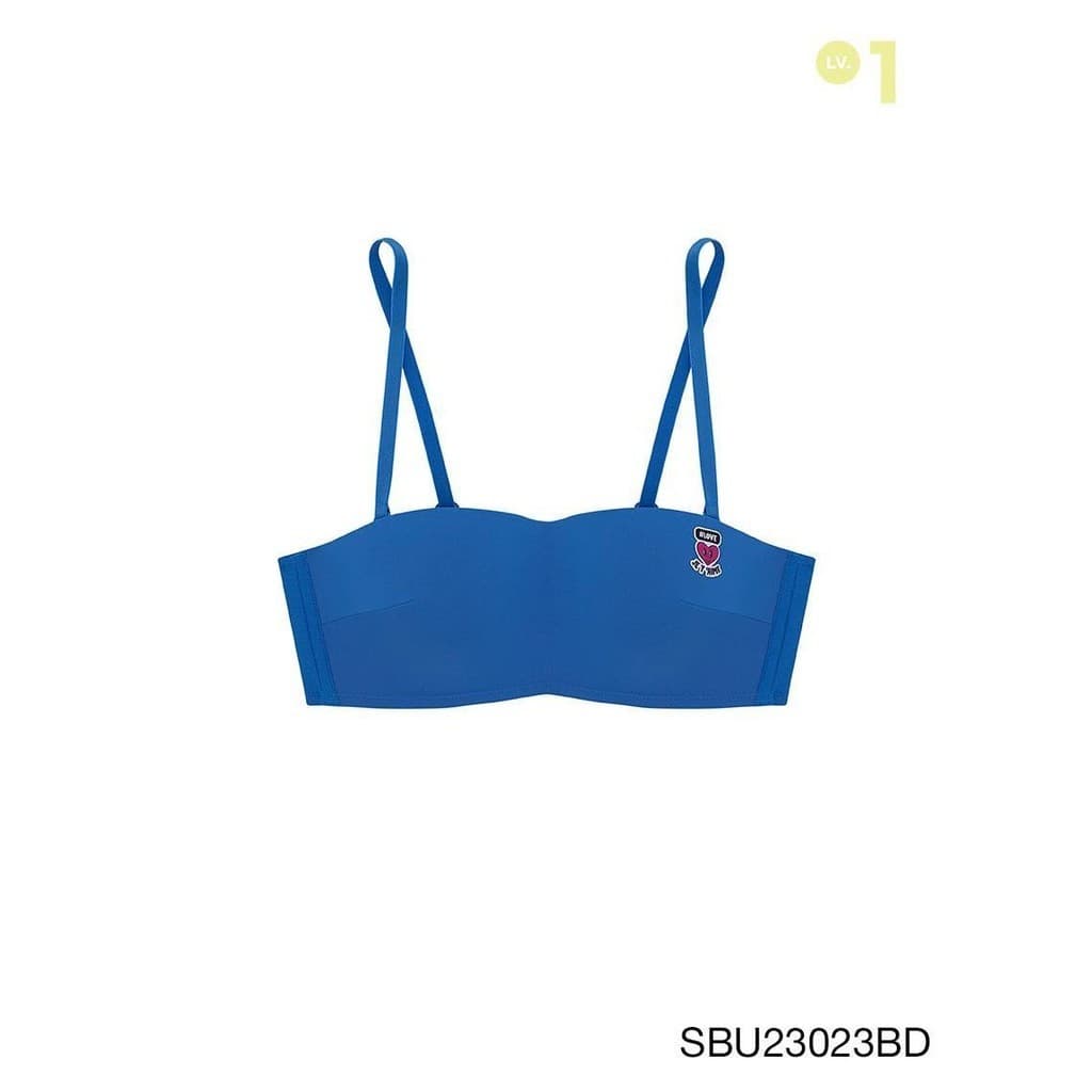 SABINA BRALESS | PRETTY PERFECT เสื้อชั้นในเกาะอกไม่มีโครง รหัส SBU23023BD สีฟ้าเข้ม