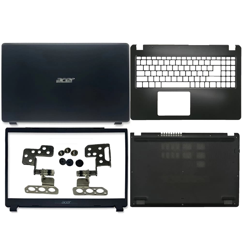 ใหม่สําหรับ Acer Tensa ex215-52 ex215-52g ex215-52k ex215-52kg ex215-51g N19C1 แล็ปท็อปปกหลัง LCD ด้านหน้าบานพับ Palmrest ด้านล่างกรณี