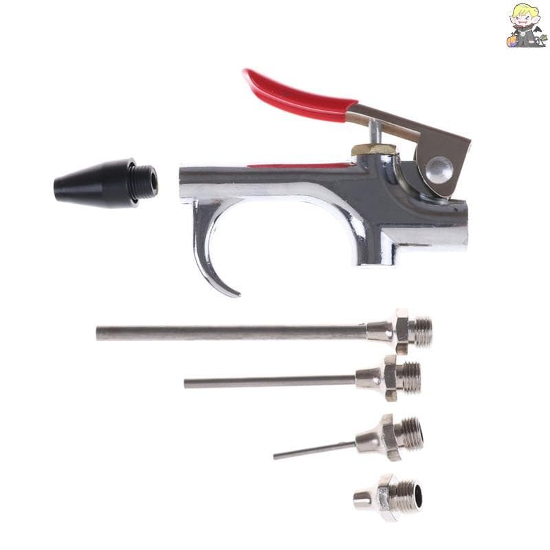 [CL] 5pcs Air Compressor Blow Kit หัวฉีดอัตราเงินเฟ้อ Blower Gun Tool ใหม่ TH