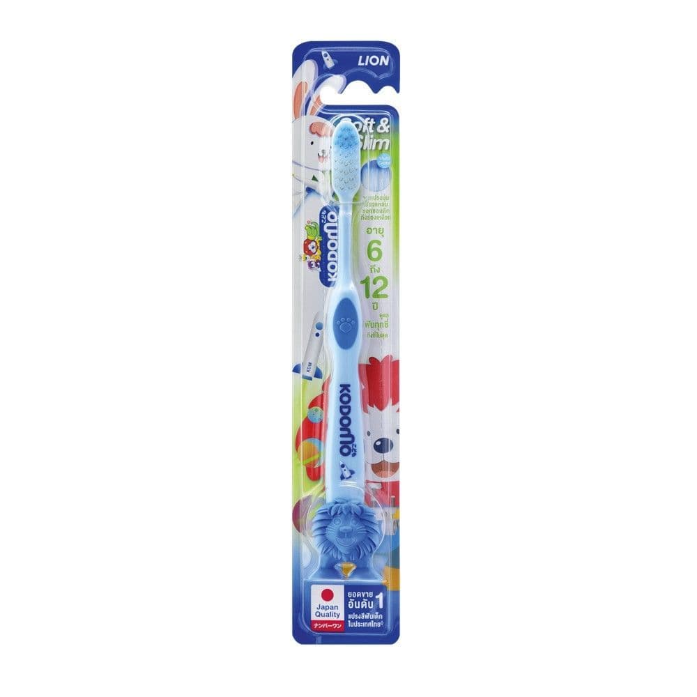 [สินค้าส่งด่วน] โคโดโมแปรงซอฟท์แอนด์สลิม 6-12ปี KODOMO TOOTHBRUSH SOFT AND SLIM 6-12 YS