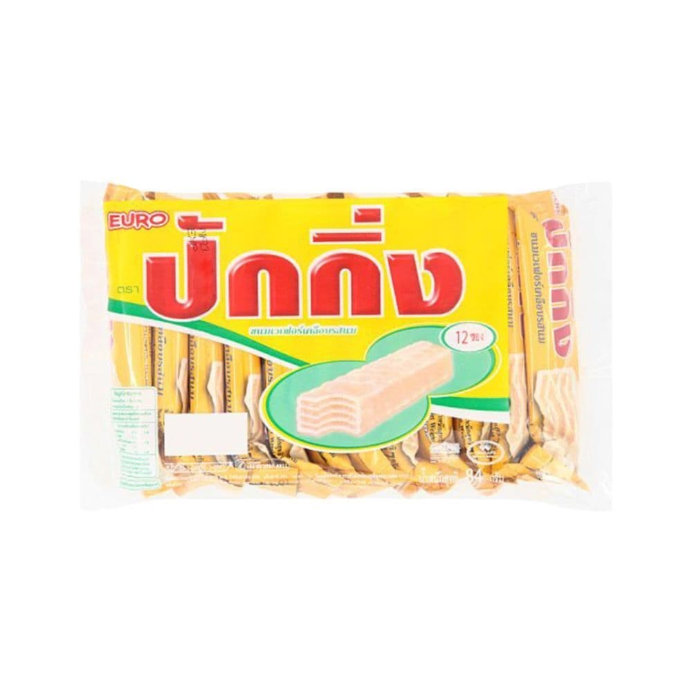 [สินค้าส่งด่วน] ปักกิ่งขนมปังเคลือบนม 7ก.X12ชิ้น PEGKEING WAFER-MILK 1X12 UNITS 7G.