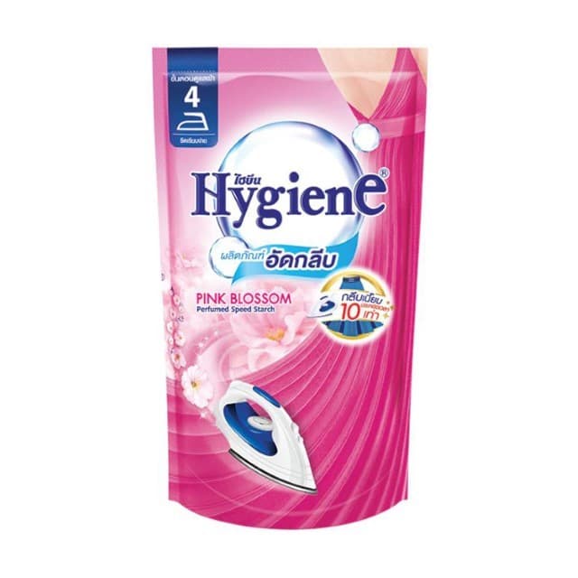 ไฮยีน น้ำยาอัดกลีบพิ้งค์บลอสซั่ม Hygiene Speed Pink Pouch 500ml.