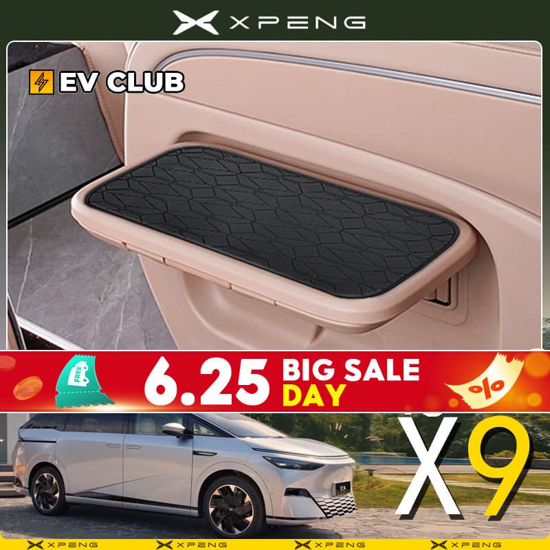 2024/2025/2026 xpeng X9 EV/xiaopeng accessory MVP Dedicated Two-Row ทางเดินจัดเก็บแผ่นกันลื่น Anti-Scratch ทนต่อการสึกหรออุปกรณ์ตกแต่งภายในการปรับเปลี่ยนอุปกรณ์เสริม
