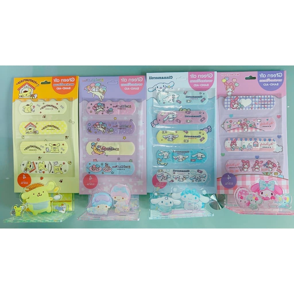 พลาสเตอร์ปิดแผล งานลิขสิทธิ์แท้ / 1 แพ๊ค 4 ชิ้น