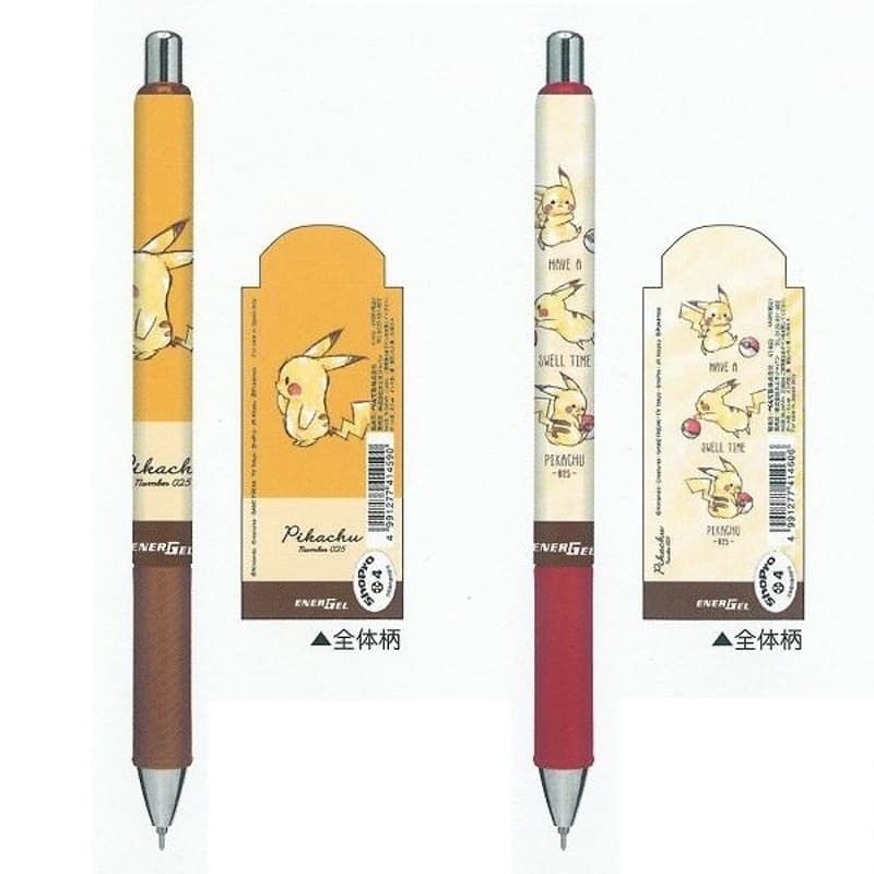 energel pen po Pokemon ปากกาหมึกเจลสีดำ เส้น 0.5 นำเข้าจากญี่ปุ่น