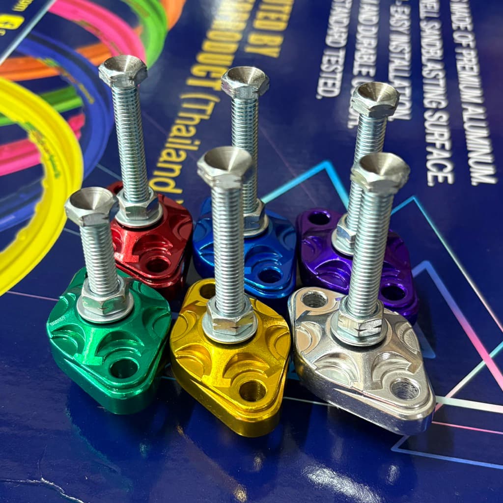 ตัวดันโซ่แต่งCNC WAVEเวฟ125irs บังลม หัวเถิก หัวแหลม ดรีม125 โซนิค