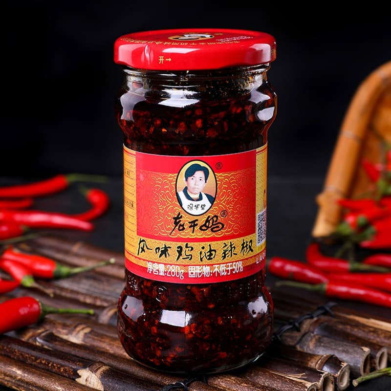 老干妈鸡油 [LaoGanMa] น้ำพริกไก่ ตราเหล่ากันมา Chicken Chilli Oil ขนาด 280 กรัม