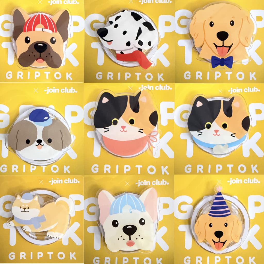 [พร้อมส่ง] Join The Club Griptok - Dog Lover Club Collection กริบต็อคแม่เหล็ก