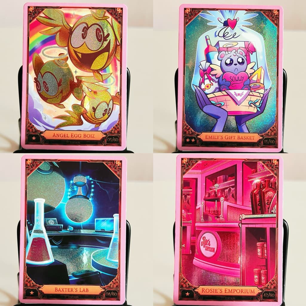 [พร้อมส่ง ลิขสิทธิ์แท้ 💯] [💖 Premium Foil 💖] การ์ด ฮัซบิน ซีซั่น 2 HAZBIN HOTEL SEASON TWO TRADING CARDS 2ND EDITION