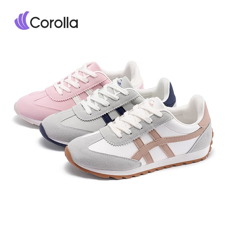 【รองเท้าคู่รัก】Corolla BreezeStep shoes รองเท้าผ้าใบผู้หญิง สไตล์วินเทจรุ่นใหม่เบาแมทช์ง่ายใส่ได้ทุกวัน แนะนำเผื่อ 1 ไซส