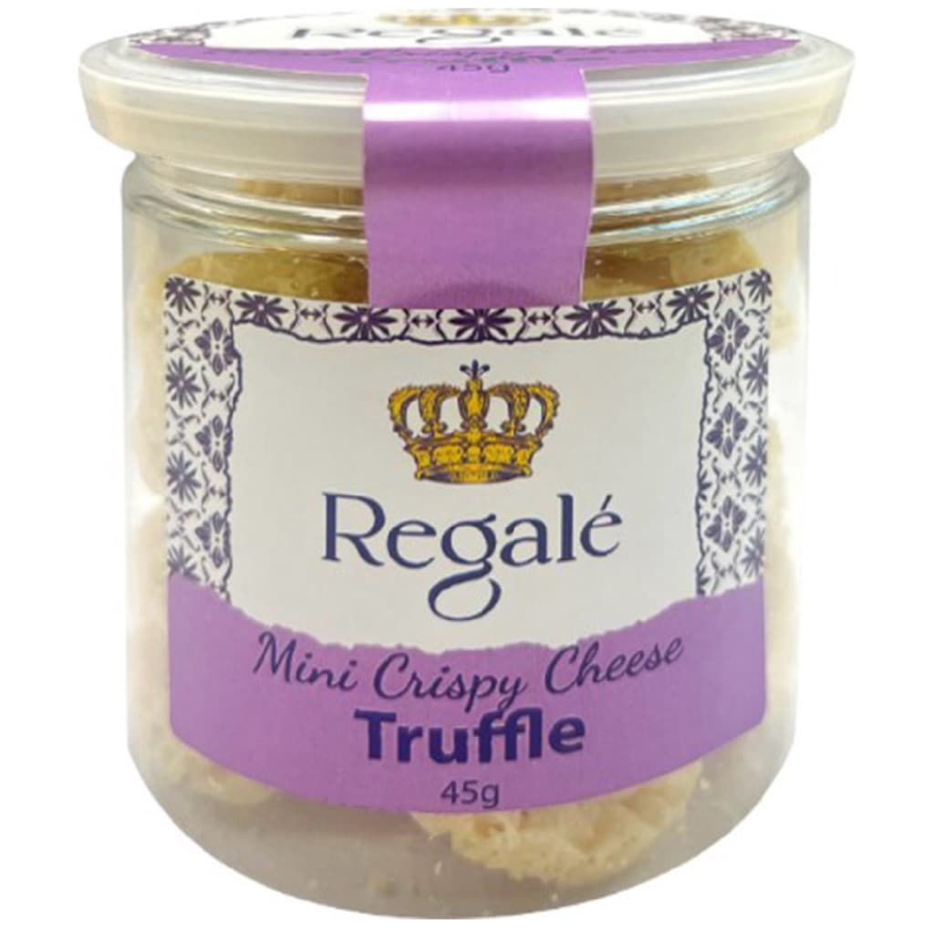 Regale Crispy Parmesan Cheese Truffle/Rosemary/Oregano/Classic 6x60g/Mini 45g ชีสพาเมซานอบกรอบโรสแมรี่ ออริกาโน่ คลาสสิค