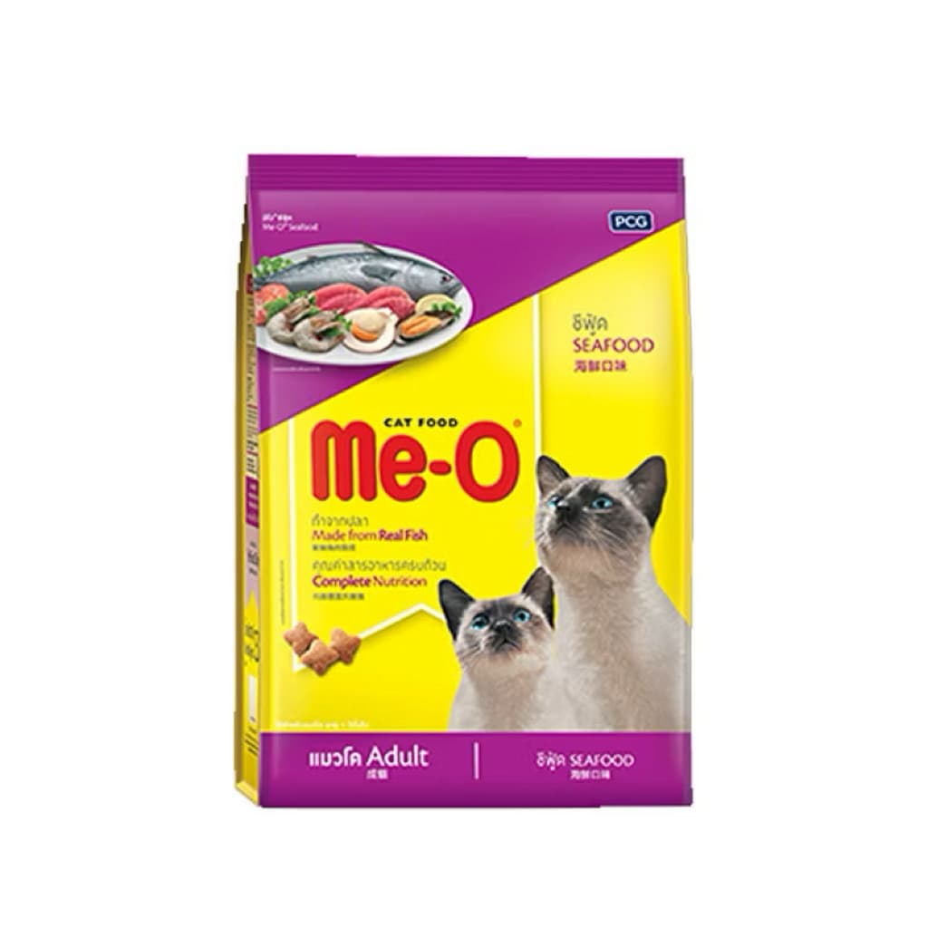 อาหารแมว Me-O มีโอ 1.1-1.2 กก. บำรุงขนและผิวหนัง สำหรับแมวทุกช่วงวัย