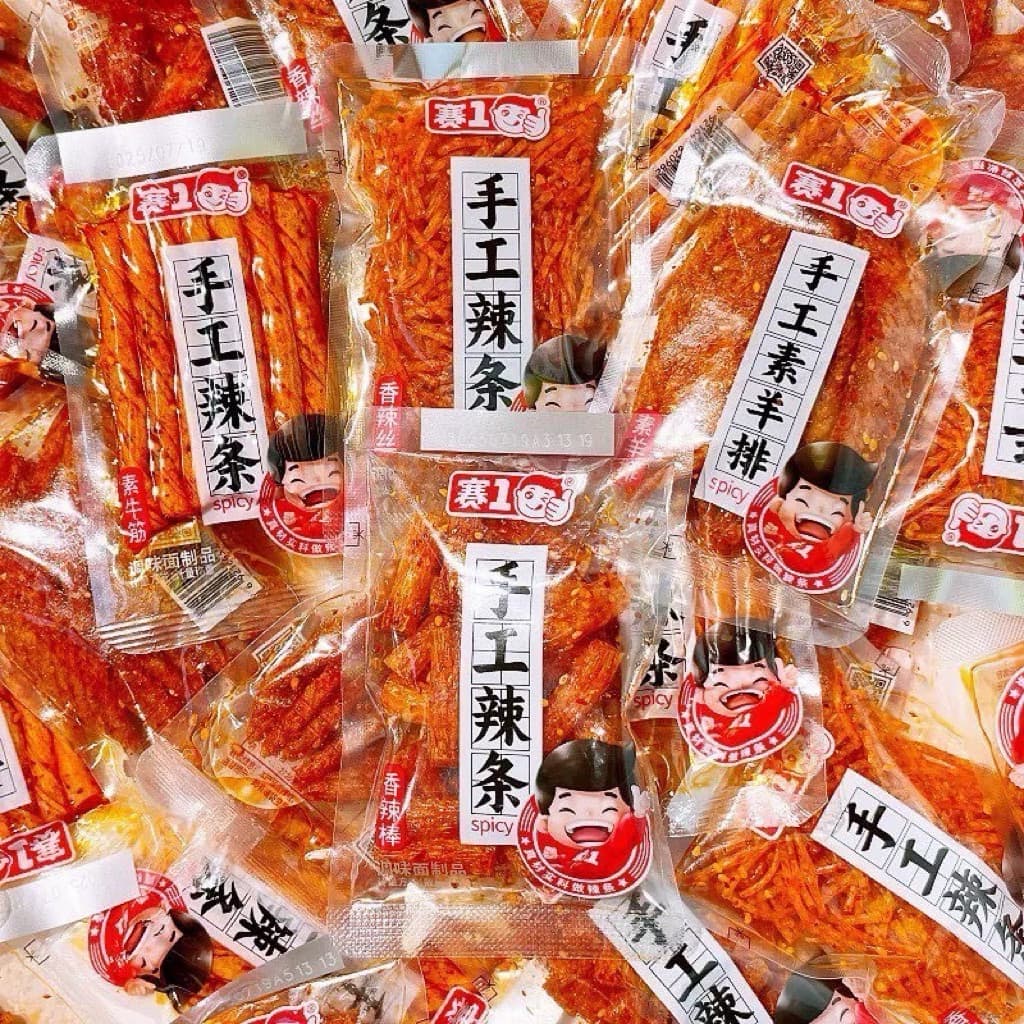 (เซท10ห่อ) ล่าเถียว หม่าล่า เผ็ดชาสะใจ สินค้าขายดี รสต้นตำหรับแท้จากจีน(วันเดือนปีบนสินค้าคือวันผลิต ไม่ใชหมดอายุ)