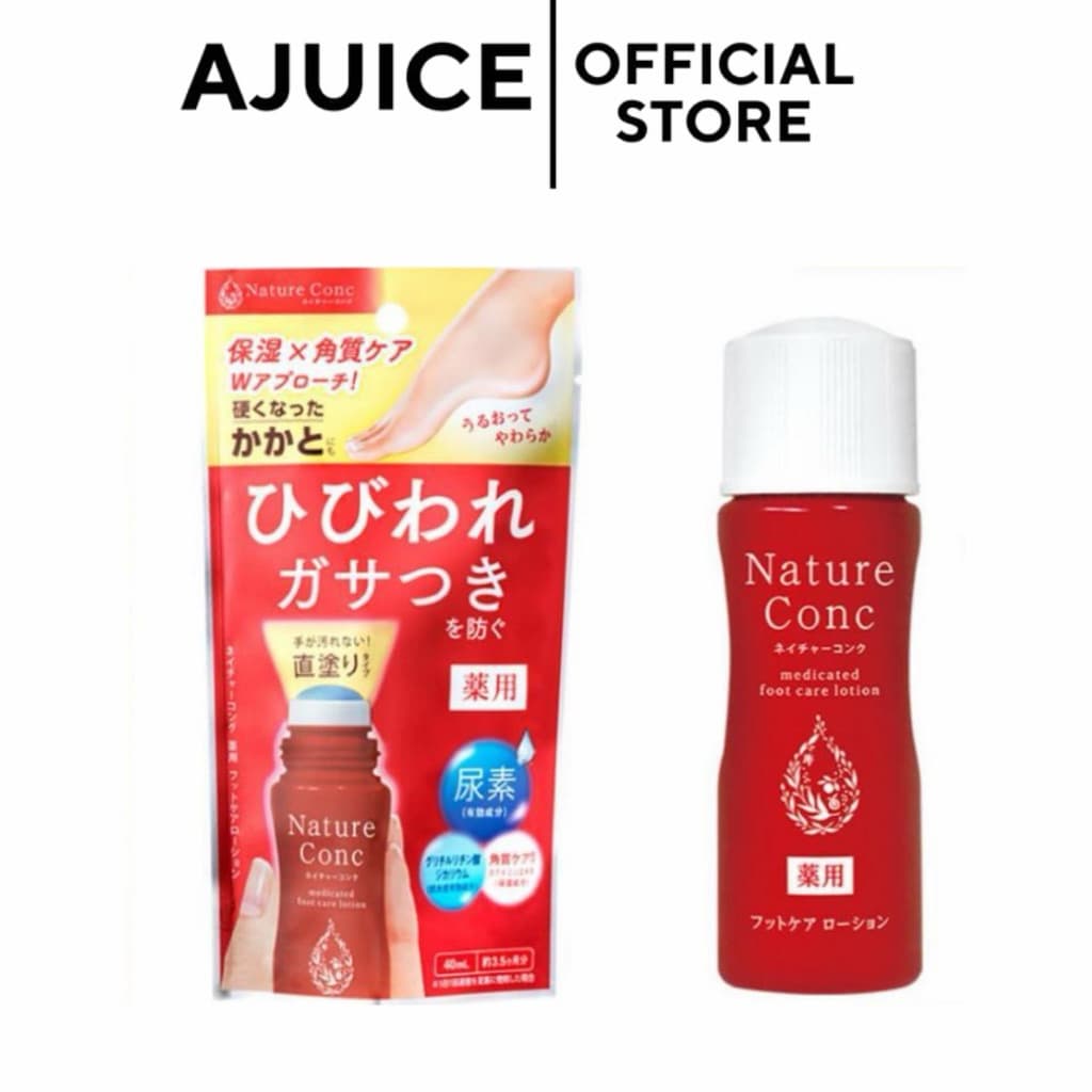ส่งด่วน ขายดีในญี่ปุ่น💚🇯🇵Nature Conc Medicated Foot Care Lotion เป็นโลชั่นบำรุงเท้าแบบหัวโรลออน40ml