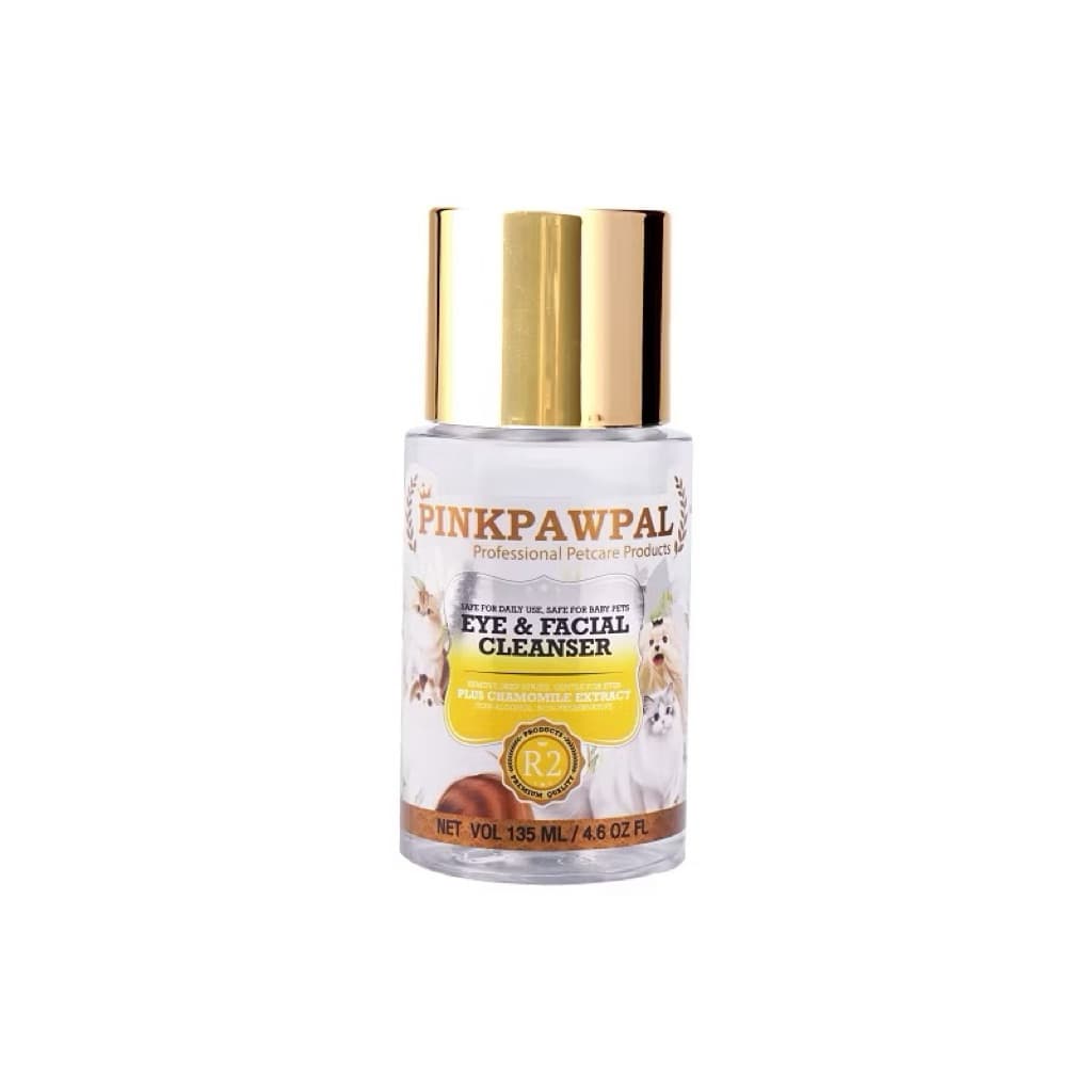 Pinkpawpal Eye & Facial Cleansing โทนเนอร์ขจัดคราบน้ำตาสัตว์ แก้ตาเหลือง เช็ดตาสัตว์เลี้ยง ส่วนผสมธรรมชาติ ขนาด135-520ML