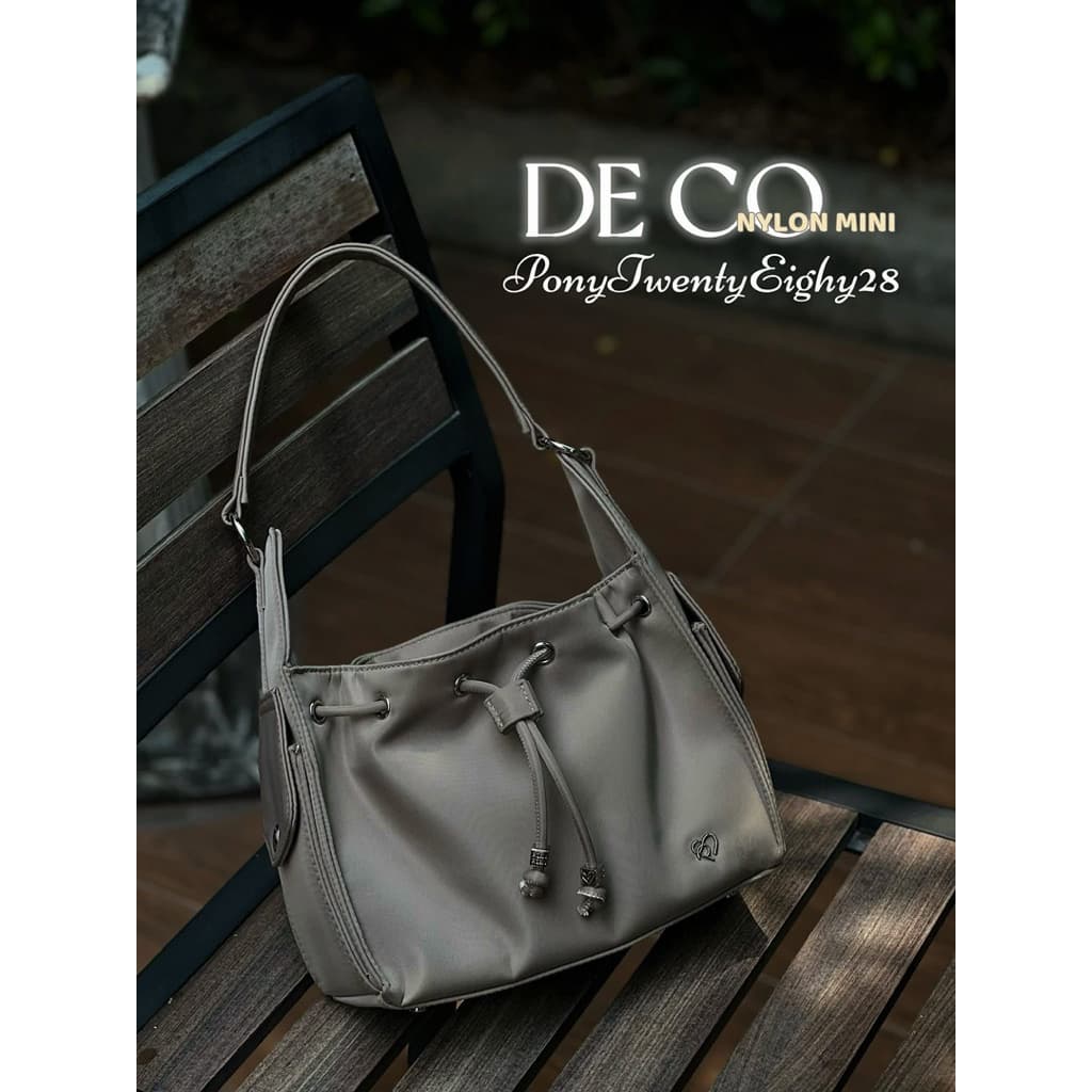 💚🤎New Deco mini Nylon 🤎💚มีสายครอสบอดี้ จากponytwentyeight100%