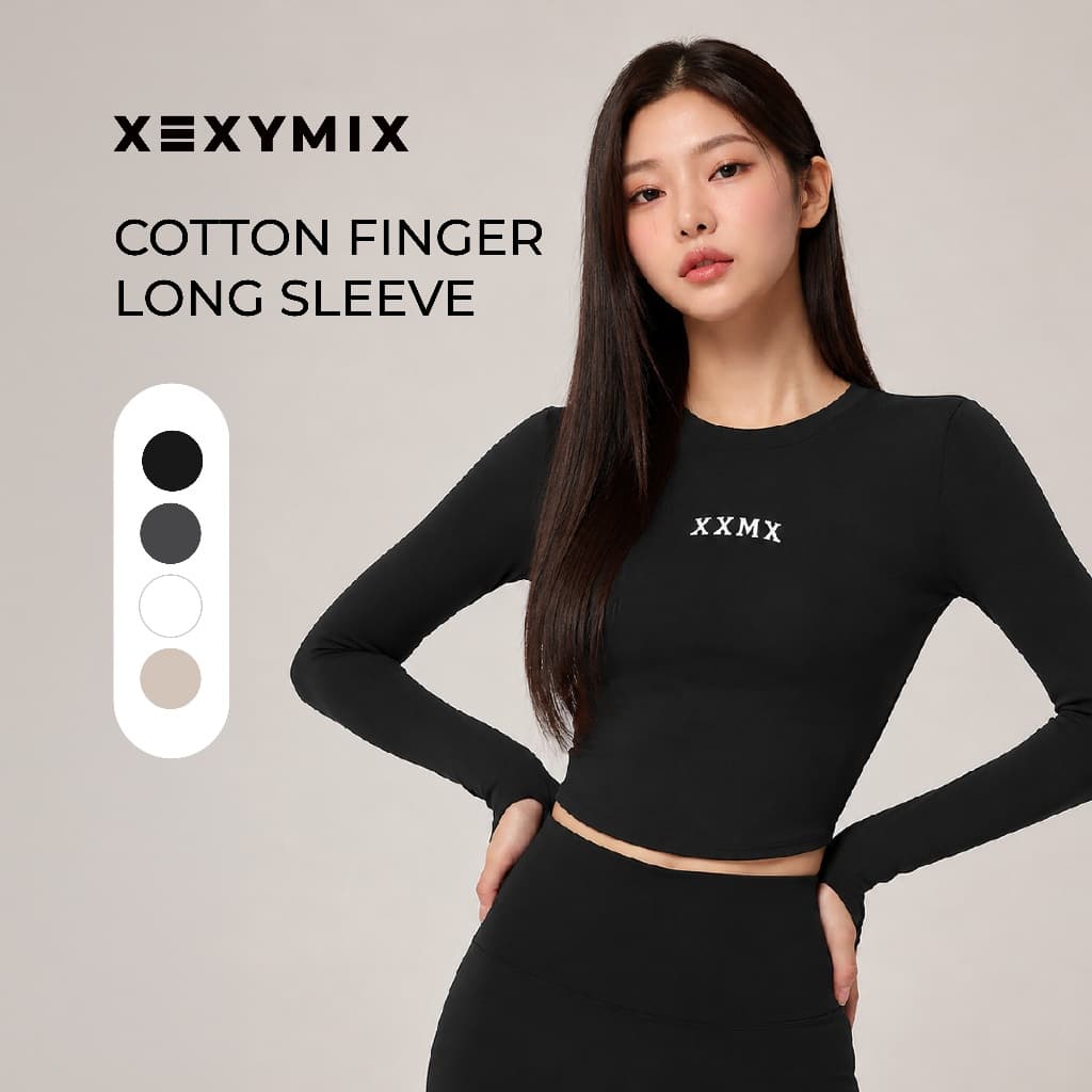 [XEXYMIX] Cotton Finger Long Sleeve
