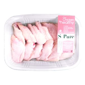 [2085713] S-Pure Chicken Wings ปีกกลาง ผ่า 250g